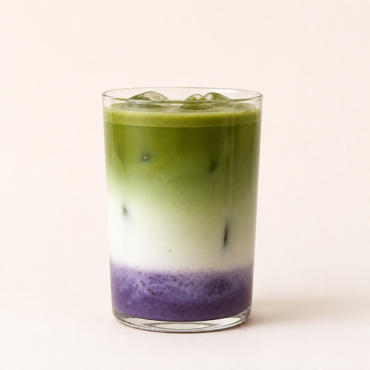 Blueberry Iced Matcha